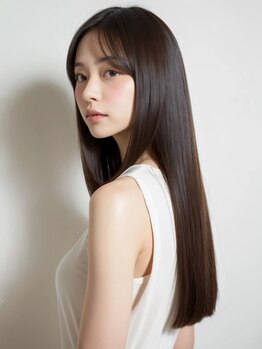 ウィールール 白石店(WE RULE)の写真/≪手触り滑らかな最高の美髪を♪≫ダメージレス施術でツヤ感溢れる”美髪”を実現◎［髪質改善/艶髪］