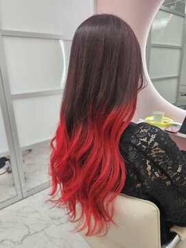 ビンナ(BINNA) レッドグラデーションカラー