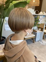 リシェールグリーン 越谷花田店(RICHAIR GREEN)&nbsp;刈り上げマッシュ×サンドベージュ☆