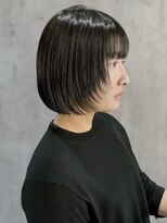 ニュイ 高槻 阪急茨木店(nui)&nbsp;ミディアムヘア/暗めカラー/グランマッシュ/茨木