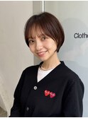 ショートカット/髪質改善縮毛矯正白髪ぼかしレイヤーカラーボブ