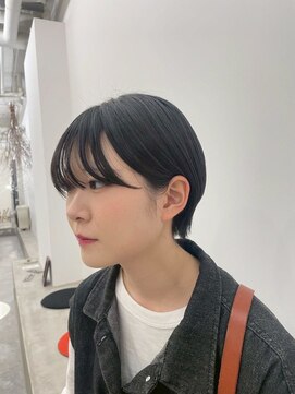 エンドリンク(endlink) ショートウルフミニボブベリーショートハイライトカラー