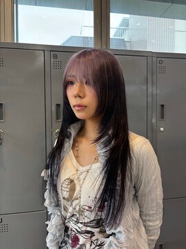 ゲーム 下北沢(GAME) ダブルカラー/大人レイヤー/ミルクティーベージュ/ウルフ/下北沢