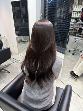ルル(Lulu) 梅田/ブラウン/ベージュ/レイヤー/前髪カット/縮毛矯正/髪質改善