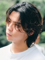 バイフィフス 原宿/表参道(by fifth)&nbsp;メンズシースルーマッシュニュアンスパーマシャドウパーマテテ風