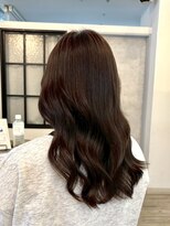 ヴィサージュバスク(VISAGE ba.s.k)&nbsp;上品ブラウン×艶巻き美人ヘア