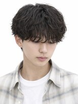 エイド 本店(aid) 刈り上げツーブロックマッシュパーマ無造作シャドウパーマ