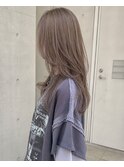 くびレイヤーエモージュ前髪モテベージュレイヤーミディ/高円寺