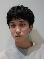レタッチ バイ フィフス 銀座(RETOUCH by fifth) 銀座ルーズショートパーマメンズショートマッシュ刈り上げ短髪