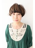 カジュアル・マッシュ・ショートボブ