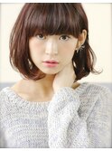 大人可愛い☆暗髪・ワンカールボブ☆