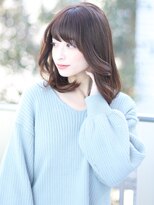 25歳からの【毛先パーマ /黒髪/ことりベージュ】