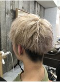 ホワイトブロンド☆マッシュレイヤー