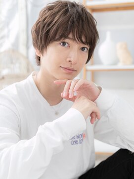 モッズヘア 越谷(mod's hair) マット質感で優し気サイドパートショートa越谷20代30代40代