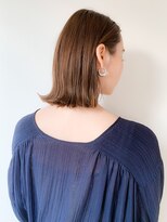 ネイヴィル オモテサンドウ(navile omotesando)&nbsp;【yuka】ベージュ外ハネボブ