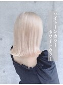 ホワイトカラー/ケアブリーチ/トリプルカラー