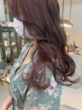 アンドスタイル(&style) 【大名店 江藤】ブリーチなしラベンダーブラウン