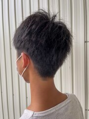 学生ツーブロックショート【藤枝/髪質改善/デザインカラー】