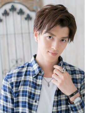 トニーアンドガイ メン 与野駅前店(TONI&GUY MEN) ワイルドアップバングで無造作ショートウルフd