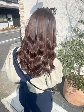 ルヴェール(Le Vert) 2022秋冬　ツヤ感・透け感◎ラベンダーベージュロング