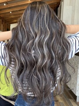 リード バイ ラグーン(LEAD by LAGOON) バレイヤージュグレージュハイライトダブルカラーケアブリーチ