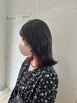 ヘアーワークス ヘルム 渋谷店(HAIR WORKS HELM)&nbsp;[HELM渋谷]抜け感メルティーカラー×ナチュラルミディアム