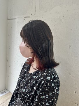 ヘアーワークス ヘルム 渋谷店(HAIR WORKS HELM) [HELM渋谷]抜け感メルティーカラー×ナチュラルミディアム