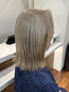 ネックス 表参道本店(nex) 【nex表参道脱白髪染め】ミルクティーベージュ