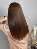 【瑞々しい潤い髪へ】カット+潤艶カラー+髪質改善水素トリートメント