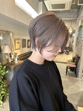 ヘアーデザイン シュシュ(hair design Chou Chou by Yone) 大人ショート&シルバーグレージュ/天神ショート/福岡ショート