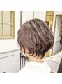 ガネーシャ(ganesya) 丸みのあるショートパーマスタイル