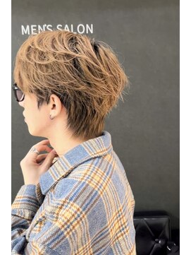 【Nissyヘア】韓国風マッシュウルフ・ブラウンカラー