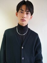 ニコ トウキョウ 渋谷(nico TOKYO)&nbsp;センターパート/ニュアンスパーマ/メンズカット