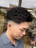 【男性限定*セットが楽に】メンズカット＋パーマ＋眉カット￥12000[桜木町]