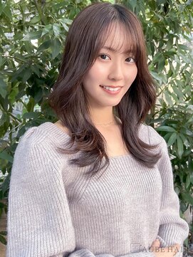 オーブヘアー アリーナ 会津若松店(AUBE HAIR alina) 20代・30代_大人気韓国風くびれヘア