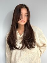 ニューヨークニューヨーク 阪急高槻店(NYNY)&nbsp;韓国風レイヤーブリーチなしオリーブブラウンこなれワンカール