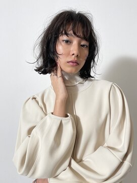 シーム 天神大名店(SEAM) ウェーブボブ　Recommended for  20s to 30s.