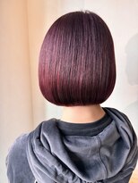 ヘアーデザイン ラクーナ(hair design La cuna) ボルドカラー×ミニボブ