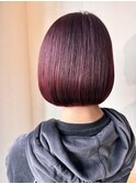 ボルドカラー×ミニボブ