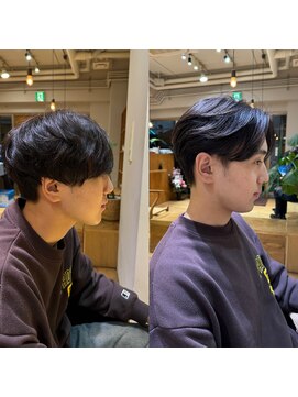 パーマ落としラボ ジェノバイアピッシュ(JENO by apish) メンズパーマ落とし