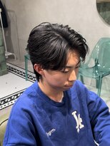 ゼスト リル 新宿(ZEST lill)&nbsp;ニュアンスパーマスペインカールフェザーパーマメンズパーマ