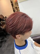 テーラヘアー 瑞江店(TELAHAIR)&nbsp;メンズチェリーレッド　【TELAHAIR瑞江】