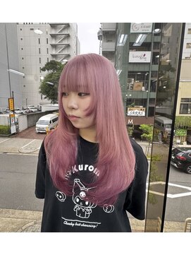 ギミックパシャ(GIMMICK pasha) ピンク×ピンクパープル