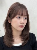 透明感カラーとふんわりレイヤーカットならお任せください◎