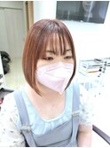 タッセルボブ＋超ダメージ毛髪用＆１７型コラーゲン配合カラー♪
