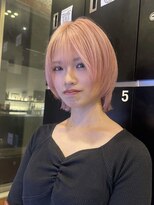 インク サカエ(inq sakae)&nbsp;ブリーチ2回トリプルカラー/韓国ヘア/ハイトーンボブ/ブロンド