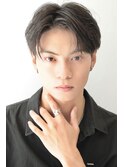 □ダウンバングニュアンスウルフスペインカールニュアンスパーマ