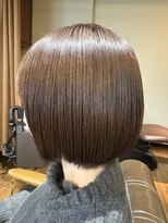 ハンナ(hanna)&nbsp;丸みショートオーガニックカラーブラウンベージュ