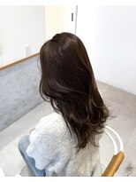 レンジヘアー(lange hair)&nbsp;khaki brown【赤み消し/透明感/カーキ/艶感】