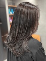 シャルムバイケンジ(Charm.by KENJE)&nbsp;デザインカラーバレイヤージュ細めハイライト白髪ぼかし東京銀座